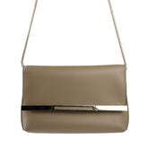 Giada Beige Leather Crossbody Bag